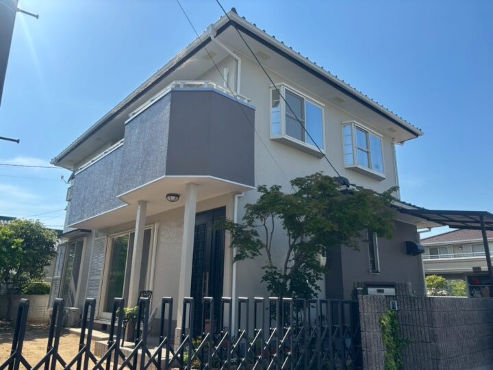 【倉敷市】外壁塗装・付帯部塗装・シーリング工事/【倉敷】